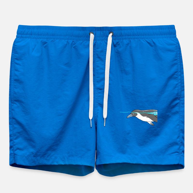Penguin - Swim Trunks - cobalt blue