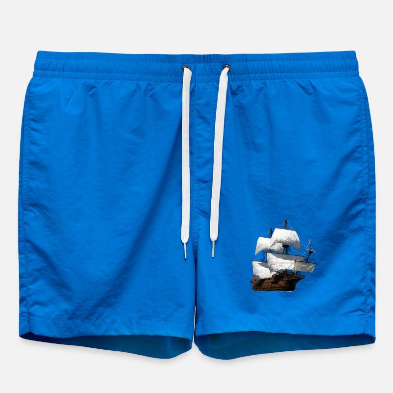 Sailing ship - Swim Trunks - cobalt blue