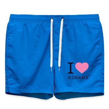 J’ADORE K-DRAMA - Short de bain - cobalt blue - Devant