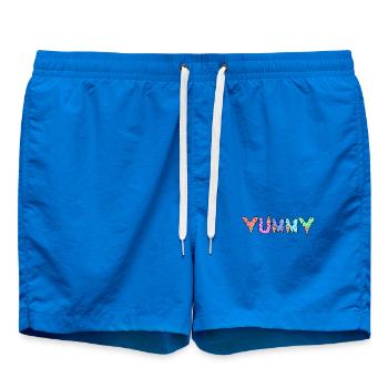 Eis Süßigkeiten Spruch Lecker Nachspeise - Badeshorts - Cobalt blue - Vorne