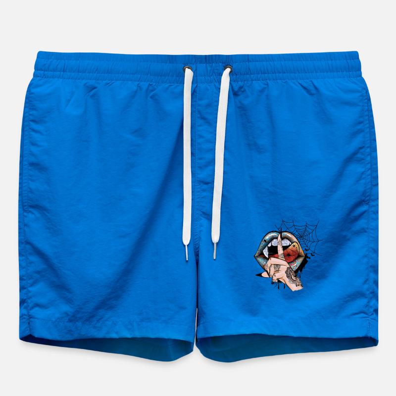 Vampire Halloween - Swim Trunks - cobalt blue