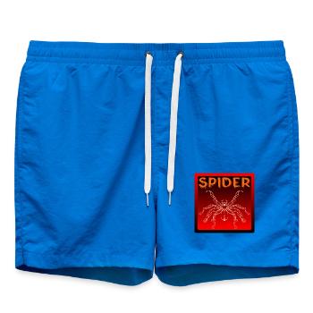 LINE ART SPINNE - HALLOWEEN KOSTÜM - Badeshorts - Cobalt blue - Vorne