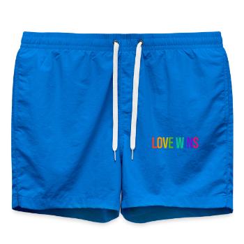 Regenbogen Lgbt Gleichberechtigung Statement Stolz - Badeshorts - Cobalt blue - Vorne