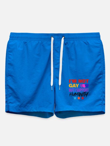 Lgbt Gay Equality Statement Sexuality - Swim Trunks - cobalt blue