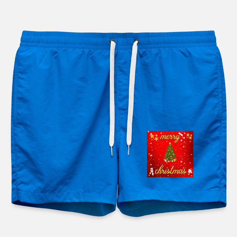 Frohe Weihnachten Version 2 - Badeshorts - Cobalt blue
