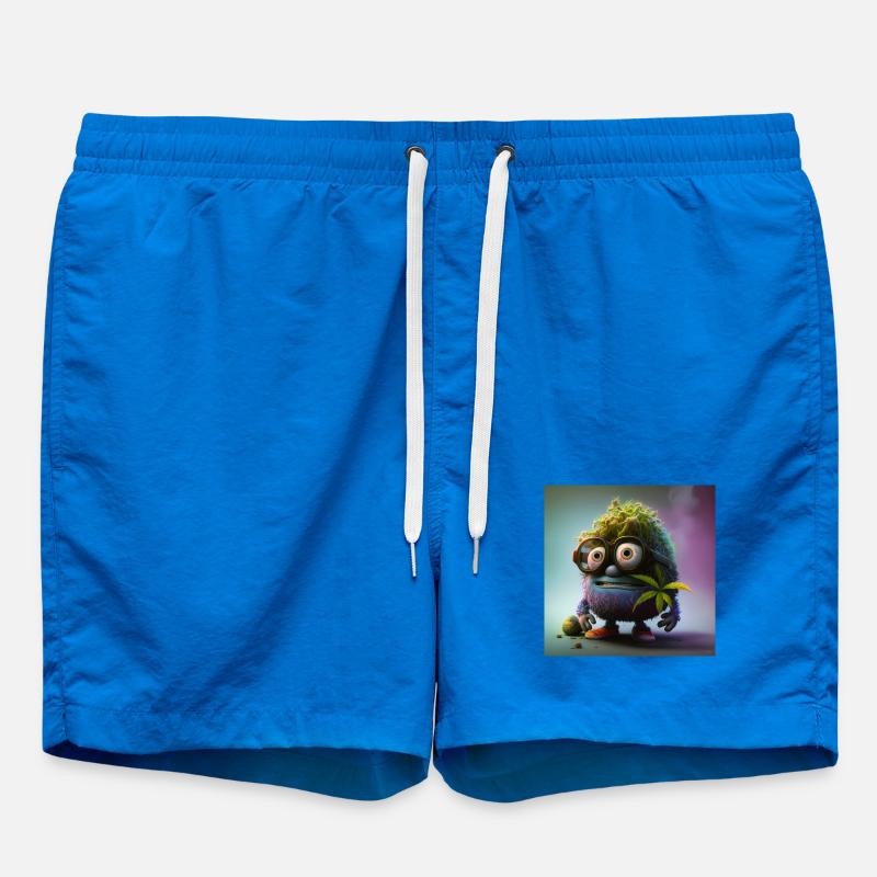 Cannabis head - Swim Trunks - cobalt blue