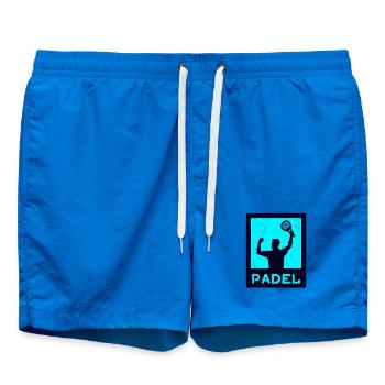 Joueur de Padel de Tennis Raquette d’entraîneur de padel - Short de bain - cobalt blue - Devant