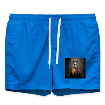 Geisha Zombie 01 - Badeshorts - Cobalt blue - Vorne