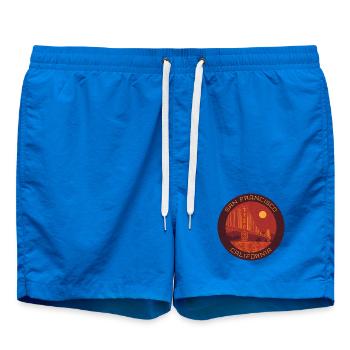 San Francisco | Golden Gate Bridge - Badeshorts - Cobalt blue - Vorne