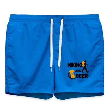 Naturliebhaber Berggipfel Wandern Wanderer Natur - Badeshorts - Cobalt blue - Vorne