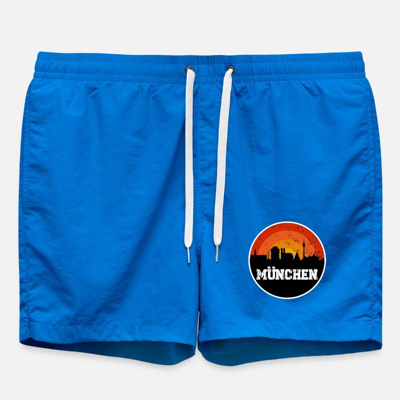 Munich Skyline Original - Short de bain - cobalt blue