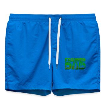 Traktor Bauernhof Fahrzeug Statement Landwirt - Badeshorts - Cobalt blue - Vorne