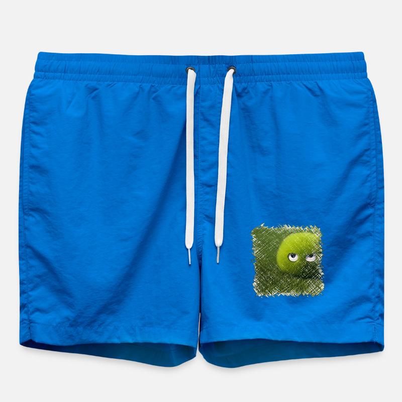 Funny green grass ball - Swim Trunks - cobalt blue