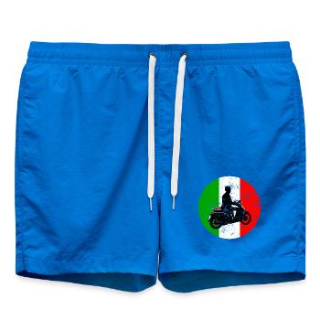Roller Vintage Italy Scooter Urlaub - Badeshorts - Cobalt blue - Vorne