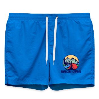 Zelten Statement Camping Camper Berge Natur - Badeshorts - Cobalt blue - Vorne