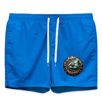 Le caméléon et les insectes - Short de bain - cobalt blue - Devant