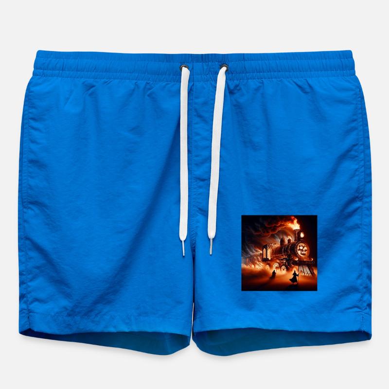 The Hell Train - Swim Trunks - cobalt blue