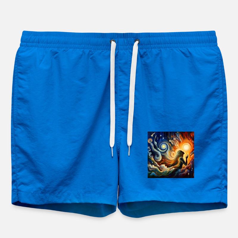 Starry Sky - Swim Trunks - cobalt blue