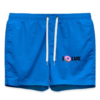 Quoi qu’il en soit, le beignet de déclaration drôle n’a pas d’importance pour moi - Short de bain - cobalt blue - Devant