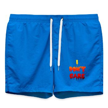 Ist Mir Wurscht Statement Egal Gleichgültig - Badeshorts - Cobalt blue - Vorne