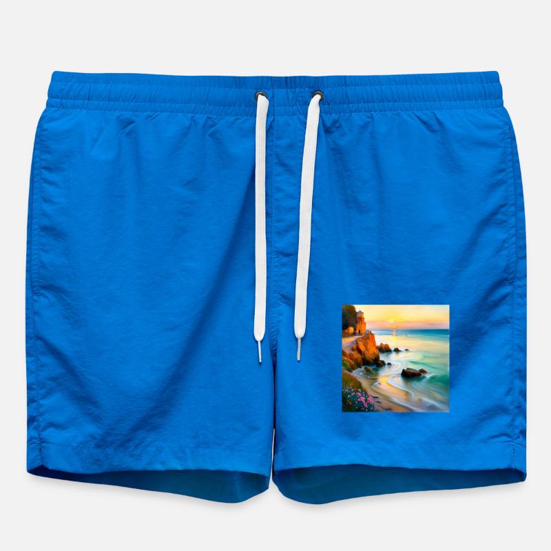 Baie Impressionnisme - Short de bain - cobalt blue