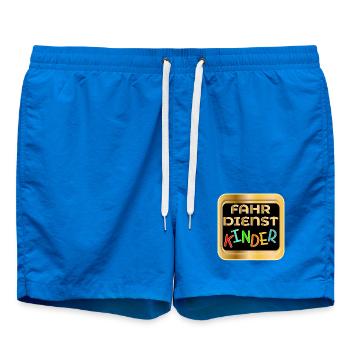FAHRDIENST KINDER - AUTOFAHREN - Badeshorts - Cobalt blue - Vorne
