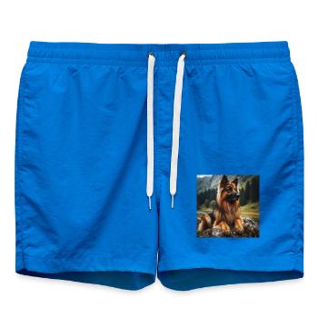 Art du berger allemand - Short de bain - cobalt blue - Devant