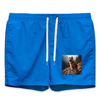 Art du berger allemand - Short de bain - cobalt blue - Devant