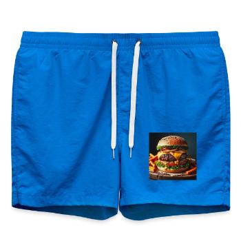 Burger complet - Short de bain - cobalt blue - Devant
