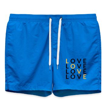 4 LOVE yellow - Badeshorts - Cobalt blue - Vorne