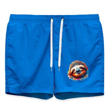 Sloth - Swim Trunks - cobalt blue - Front