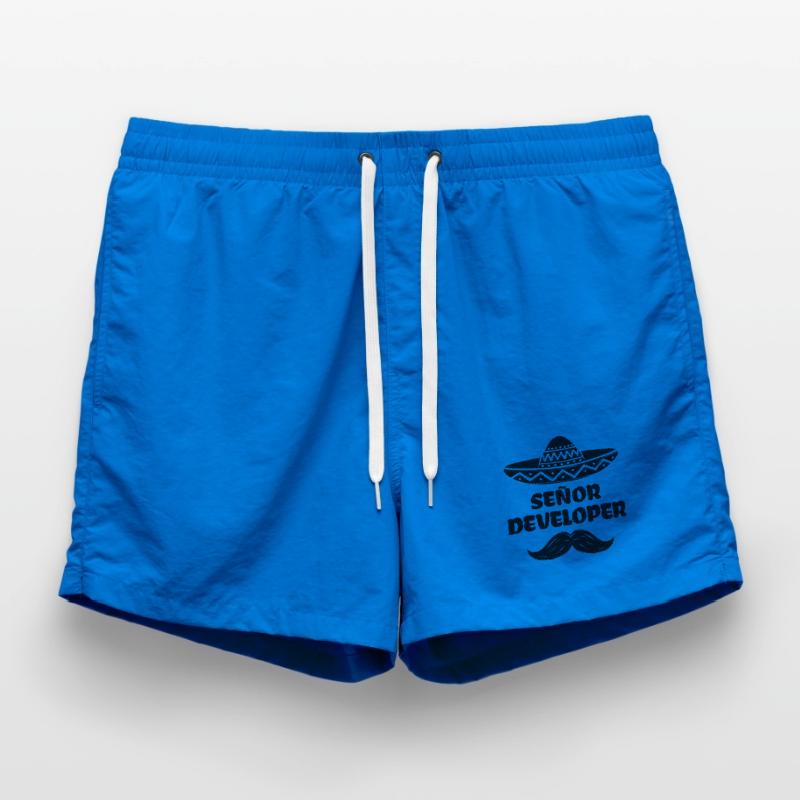 Developer Statement Scripting Dev Computergeek Swim Trunks