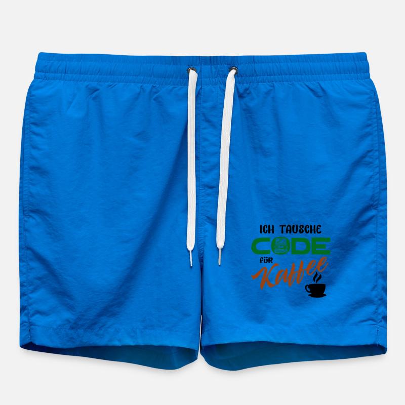 Programmer Software Developer Code - Swim Trunks - cobalt blue