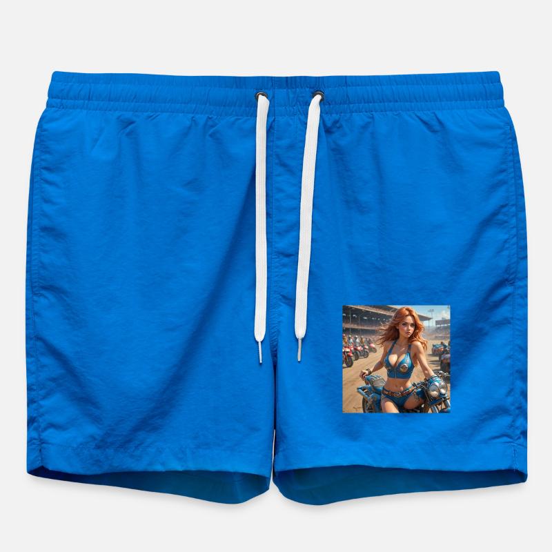 Dirt Track Diva - Badeshorts - Cobalt blue