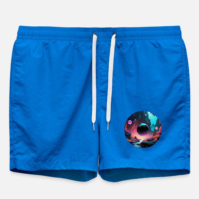 Black Sphere - Swim Trunks - cobalt blue