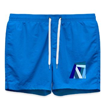 carre colore bleu - Short de bain - cobalt blue - Devant