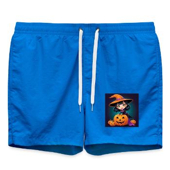 Halloween Witch - Badeshorts - Cobalt blue - Vorne