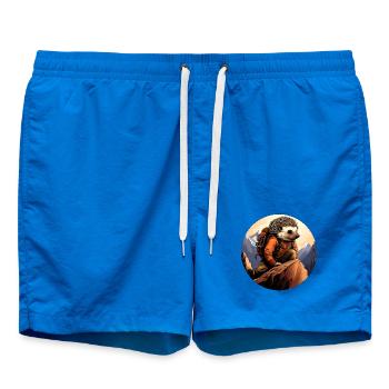Igel Bergsteiger / Wandern Igel - Badeshorts - Cobalt blue - Vorne