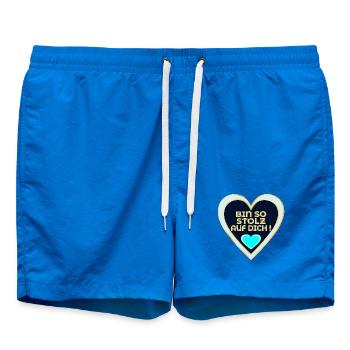 ERFOLG HERZ - STOLZ AUF DICH - Badeshorts - Cobalt blue - Vorne