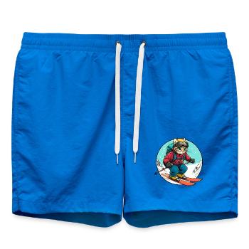 Cats Skiers / Skiers Cat - Swim Trunks - cobalt blue - Front