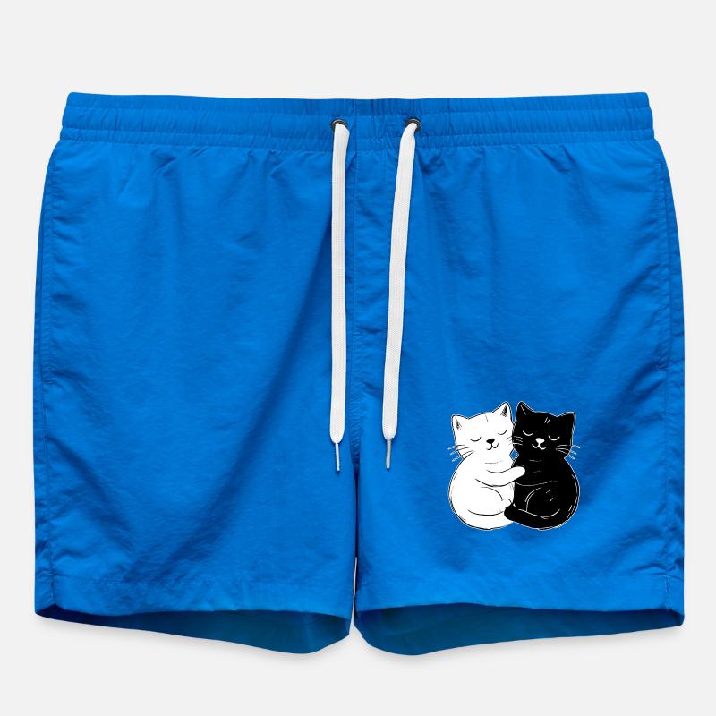 Chats mignons – simples et élégants - Short de bain - cobalt blue