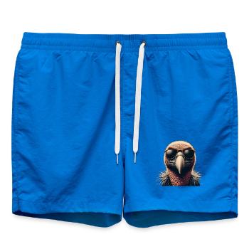 Geier mit Sonnenbrille - Badeshorts - Cobalt blue - Vorne