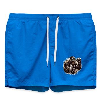 Gorille Boxer Fighter Boxing Roars Cadeau - Short de bain - cobalt blue - Devant