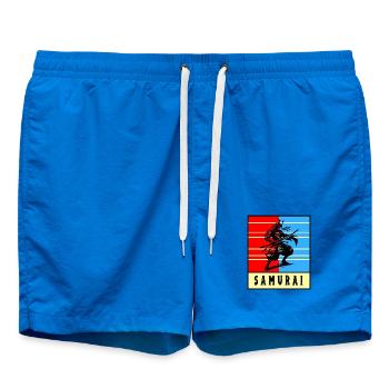 Guerrier samouraï rétro - Short de bain - cobalt blue - Devant