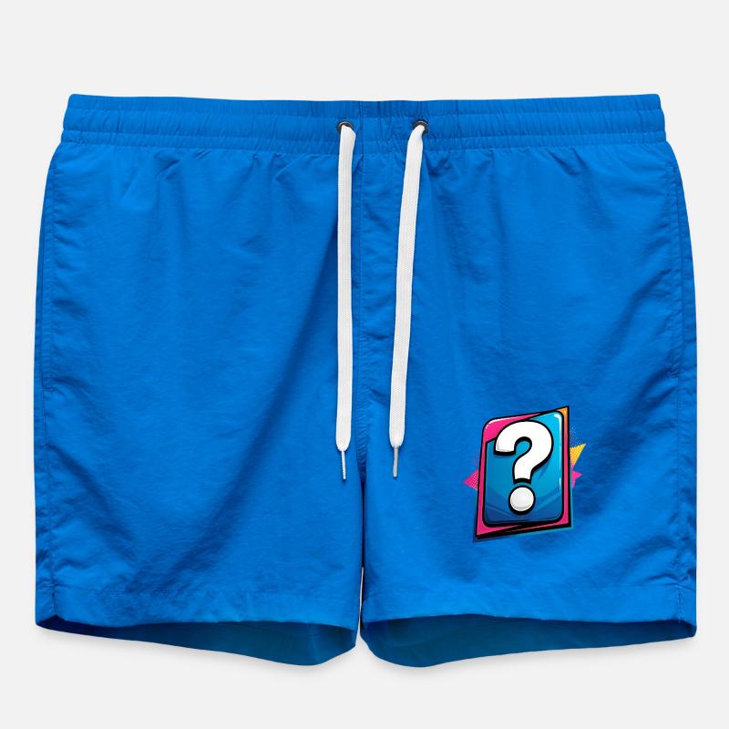 Question mark - Swim Trunks - cobalt blue