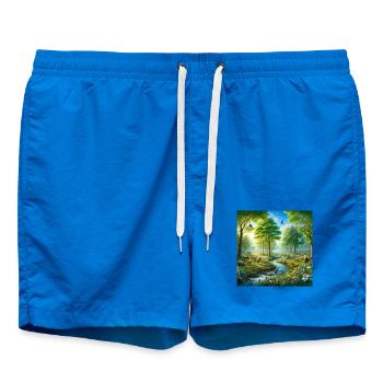 Harmonious nature dream - Swim Trunks - cobalt blue - Front