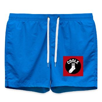 Cool sock socks and funny saying - Swim Trunks - cobalt blue - Front