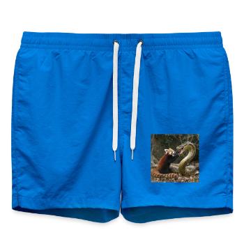 Motif de chasseur safari sauvage - Short de bain - cobalt blue - Devant