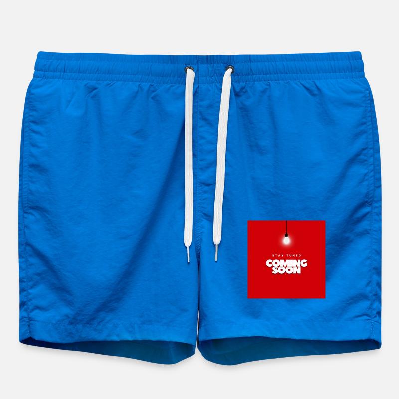 Conception d’annonce d’attente rouge audacieuse - Short de bain - cobalt blue
