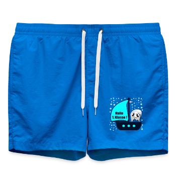 Inscription à l’école Enfant Enfant Bateau Première Classe Fantômes - Short de bain - cobalt blue - Devant